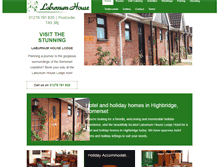 Tablet Screenshot of laburnumhousehotel.co.uk